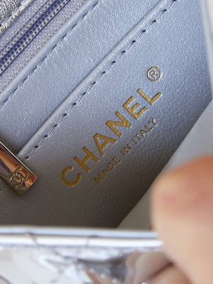 chanel as4646 mini flap bag star coin purse mirror calfskin metallic calfskin gold tone metal silver 008 luxibags.ru .jpg