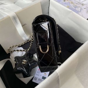 chanel as4647 mini flap bag star coin purse mirror calfskin metallic calfskin gold tone metal black 005 luxibags.ru .jpg