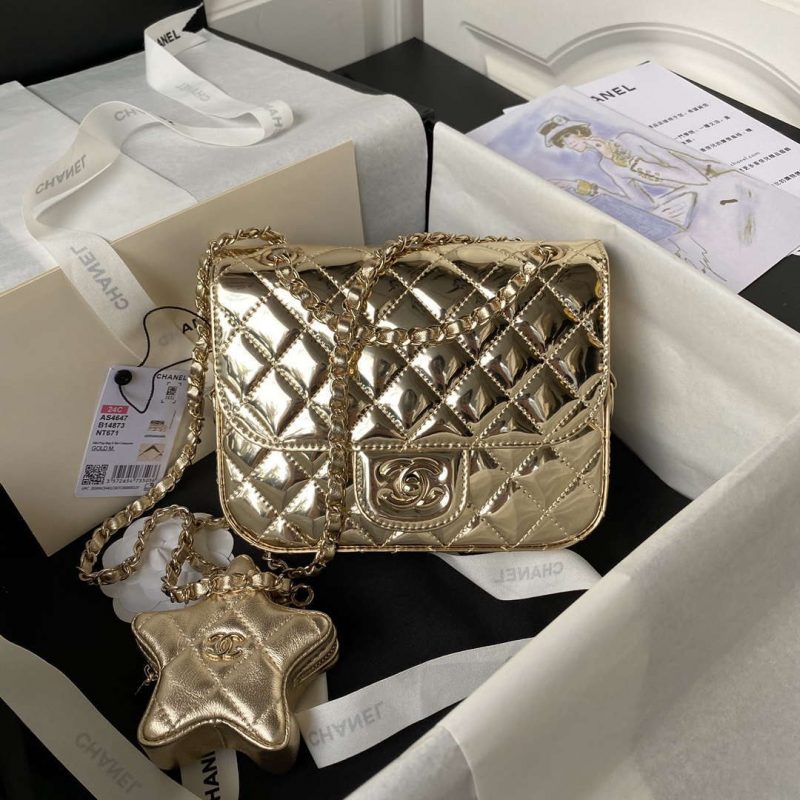 chanel as4647 mini flap bag star coin purse mirror calfskin metallic calfskin gold tone metal gold 001 luxibags.ru .jpg