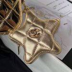 chanel as4647 mini flap bag star coin purse mirror calfskin metallic calfskin gold tone metal gold 005 luxibags.ru .jpg