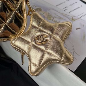 chanel as4647 mini flap bag star coin purse mirror calfskin metallic calfskin gold tone metal gold 005 luxibags.ru .jpg