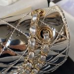 chanel as4647 mini flap bag star coin purse mirror calfskin metallic calfskin gold tone metal silver 007 luxibags.ru .jpg