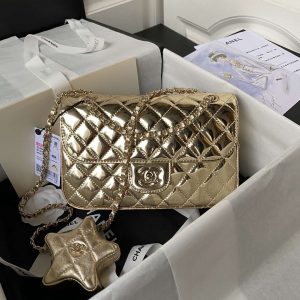 chanel as4648 flap bag star coin purse mirror calfskin metallic calfskin gold tone metal gold 001 luxibags.ru 1.jpg