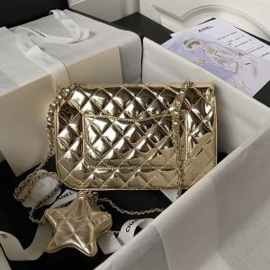 chanel as4648 flap bag star coin purse mirror calfskin metallic calfskin gold tone metal gold 002 luxibags.ru 1.jpg
