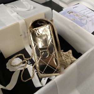 chanel as4648 flap bag star coin purse mirror calfskin metallic calfskin gold tone metal gold 008 luxibags.ru 1.jpg