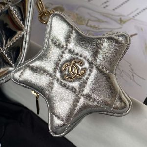 chanel as4648 flap bag star coin purse mirror calfskin metallic calfskin gold tone metal silver 005 luxibags.ru 1.jpg