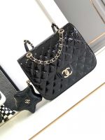 chanel as4649 backpack star coin purse metallic calfskin gold tone metal black 001 luxibags.ru .jpg