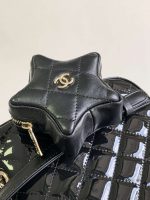chanel as4649 backpack star coin purse metallic calfskin gold tone metal black 006 luxibags.ru .jpg