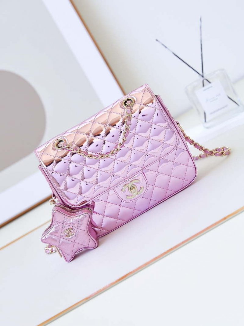 chanel as4649 backpack star coin purse metallic calfskin gold tone metal purple 001 luxibags.ru .jpg