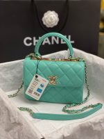 chanel as4654 trendy cc flap bag with top handle blue lambskin multicolor logo 001 luxibags.ru .jpg
