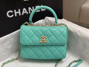 chanel as4654 trendy cc flap bag with top handle blue lambskin multicolor logo 002 luxibags.ru .jpg