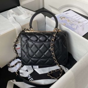 chanel as4654 trendy cc flap bag with top handle lambskin gold tone metal black 002 luxibags.ru .jpg