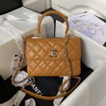 chanel as4654 trendy cc flap bag with top handle lambskin gold tone metal orange 001 1 luxibags.ru .jpg