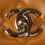 chanel as4654 trendy cc flap bag with top handle lambskin gold tone metal orange 002 luxibags.ru .jpg