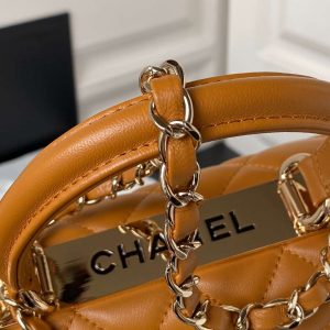 chanel as4654 trendy cc flap bag with top handle lambskin gold tone metal orange 003 luxibags.ru .jpg