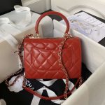 chanel as4654 trendy cc flap bag with top handle lambskin gold tone metal red 002 luxibags.ru .jpg