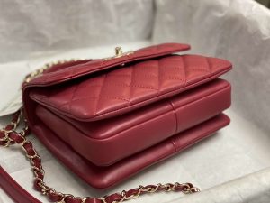 chanel as4654 trendy cc flap bag with top handle lambskin gold tone metal wine red 004 luxibags.ru .jpg