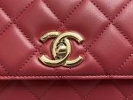 chanel as4654 trendy cc flap bag with top handle lambskin gold tone metal wine red 006 luxibags.ru .jpg