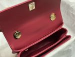chanel as4654 trendy cc flap bag with top handle lambskin gold tone metal wine red 007 luxibags.ru .jpg