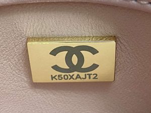 chanel as4654 trendy cc flap bag with top handle pink lambskin multicolor logo 009 luxibags.ru .jpg