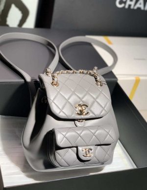chanel backpack duma gray lambskin cc as2908 gold 002 luxibags.ru .jpg