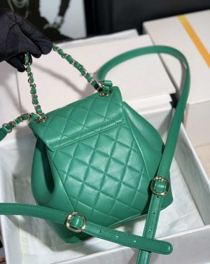 chanel backpack duma green lambskin cc as2908 gold 002 luxibags.ru .jpg