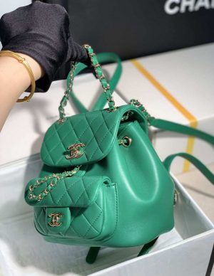 chanel backpack duma green lambskin cc as2908 gold 003 luxibags.ru .jpg