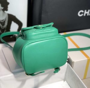 chanel backpack duma green lambskin cc as2908 gold 005 luxibags.ru .jpg