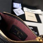 chanel classic card holder zipper grained shiny calfskin a31510 black gold 009 luxibags.ru .jpg