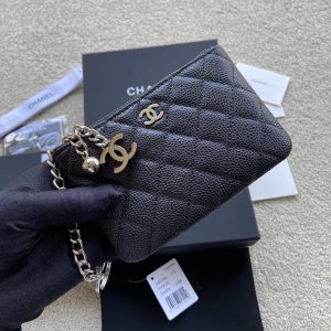 chanel classic card holder zipper grained shiny calfskin a50168 black 014 luxibags.ru .jpg