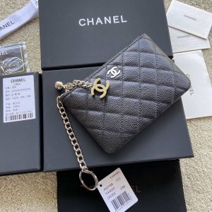 chanel classic card holder zipper grained shiny calfskin a50168 black 016 luxibags.ru .jpg
