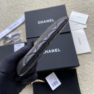 chanel classic card holder zipper lambskin a50168 black 008 luxibags.ru .jpg