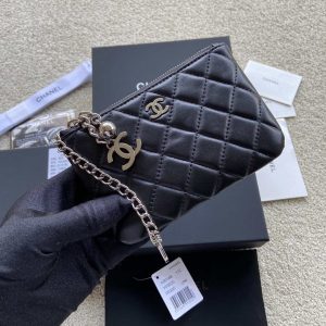 chanel classic card holder zipper lambskin a50168 black 020 luxibags.ru .jpg