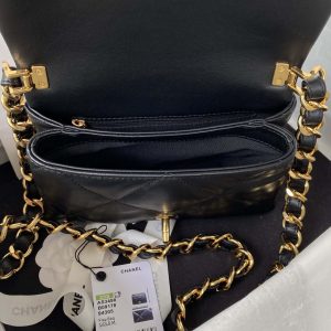 chanel flap bag lambskin as3498 black 006 luxibags.ru .jpg