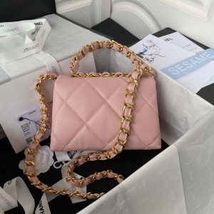 chanel flap bag lambskin as3498 pink 002 luxibags.ru .jpg