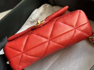 chanel flap bag lambskin as3498 red 016 luxibags.ru .jpg