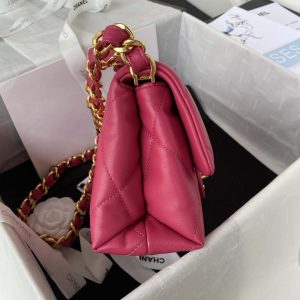 chanel flap bag lambskin as3498 rose red 005 luxibags.ru .jpg