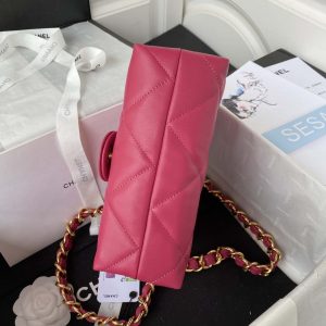 chanel flap bag lambskin as3498 rose red 006 luxibags.ru .jpg