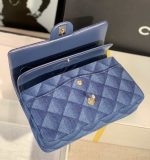 chanel flap classic bag denim blue a01112 gold 007 luxibags.ru .jpg