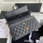 chanel flap classic bag grained shiny calfskin black a01112 gold seamless edge 007 luxibags.ru .jpg