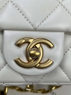 chanel mini flap bag lambskin gold tone metal as3213 005 luxibags.ru .jpg