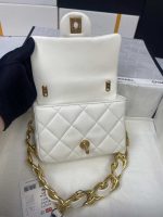 chanel mini flap bag lambskin gold tone metal as3213 007 luxibags.ru .jpg