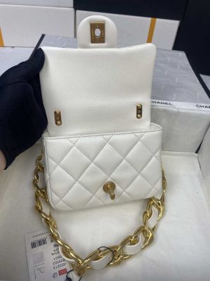 chanel mini flap bag lambskin gold tone metal as3213 007 luxibags.ru .jpg