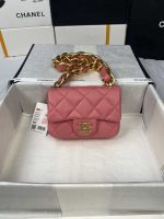 chanel mini flap bag lambskin gold tone metal as3213 011 luxibags.ru .jpg