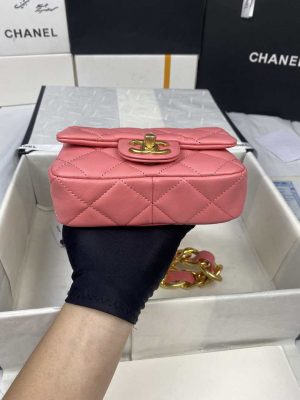 chanel mini flap bag lambskin gold tone metal as3213 015 luxibags.ru .jpg