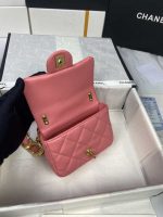 chanel mini flap bag lambskin gold tone metal as3213 016 luxibags.ru .jpg