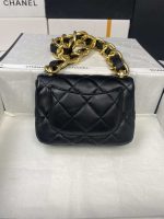 chanel mini flap bag lambskin gold tone metal as3213 030 luxibags.ru .jpg