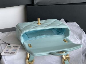 chanel mini flap bag lambskin gold tone metal as3213 blue 006 luxibags.ru .jpg