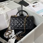 chanel mini flap lambskin bag with top handle as2431 black gold 002 luxibags.ru .jpg