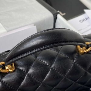 chanel mini flap lambskin bag with top handle as2431 black gold 004 luxibags.ru .jpg